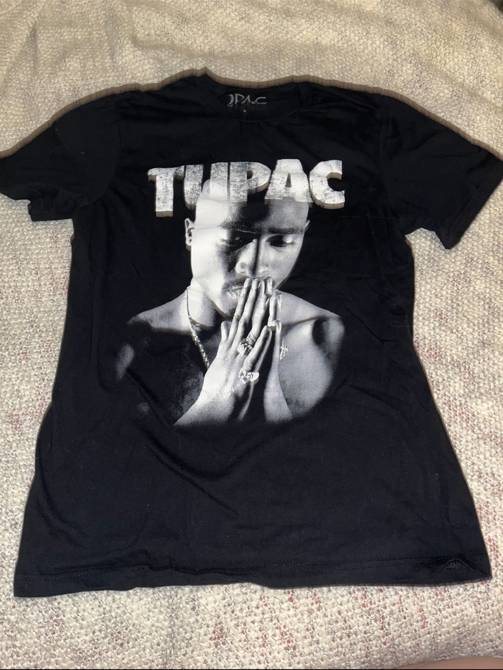 2PAC Tupac Shakur "Prayer" Portrait Graphic Tee - S
